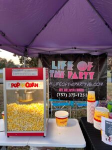 Popcorn machine for rent in Virginia Beach